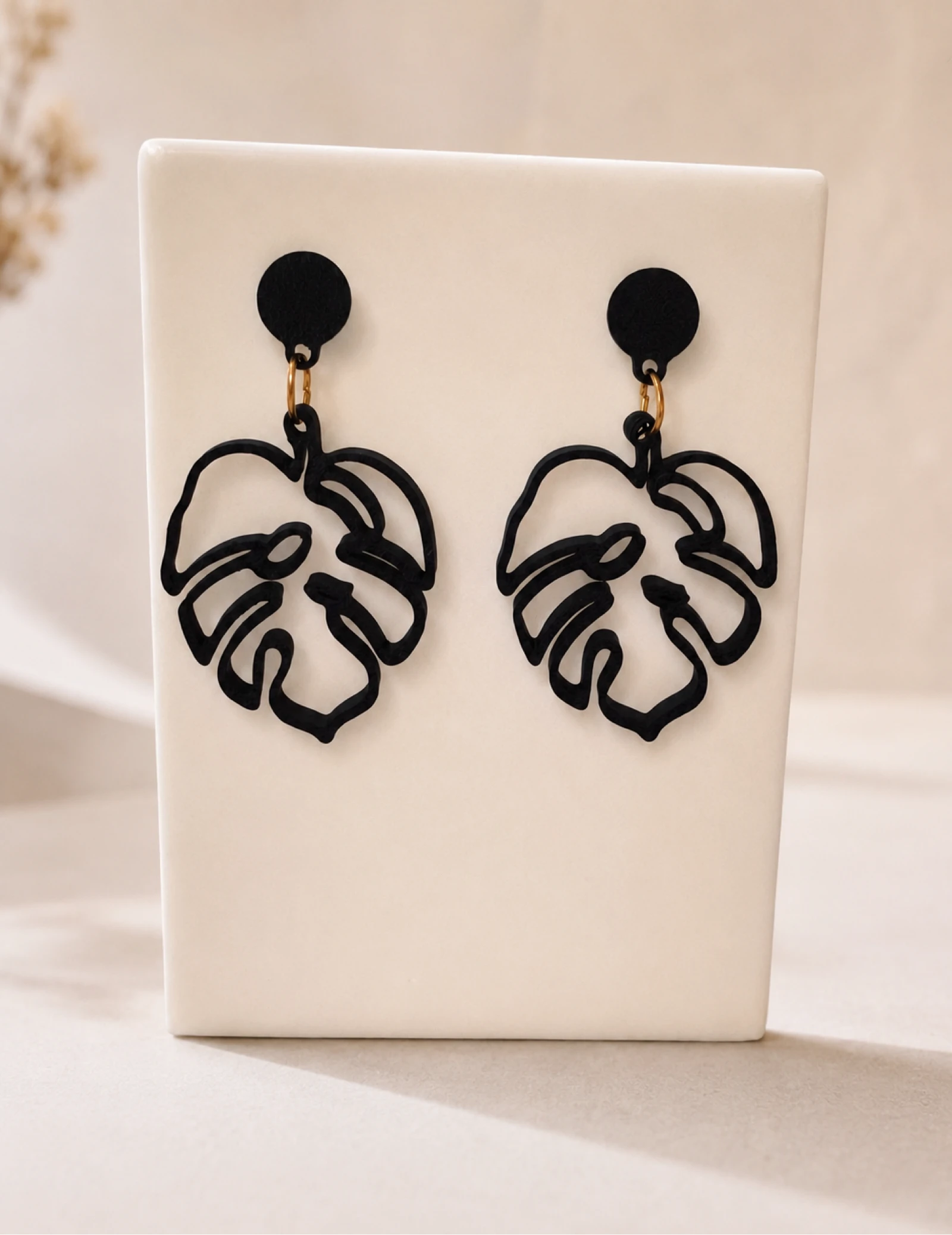 Pendientes de hoja 